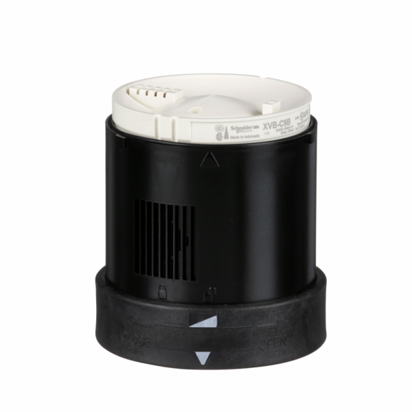 Harmony XVBC - élément sonore - buzzer continu/discon. - 75..90dB - 12..48Vca/cc - H63mm(hors tout CAO)xL70mm(hors tout CAO)xP70mm(hors tout CAO) - diam. de fixation : 70mm - montage du client, jusqu'à 5 unités, IP65, IP66 - visuel 2