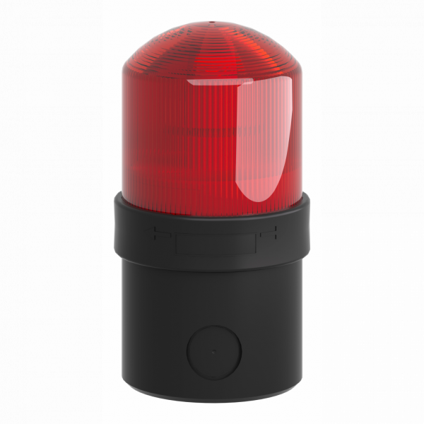 Harmony XVB - balise complète - feu fixe - rouge - LED 230Vca - IP65, IP66 - H139mmxL70mmxP70mm (hors tout CAO) - balise et colonne de signalisation : unité de base directement ou fixation tube, unité lumineuse - lampe : DEL protégée - visuel 2