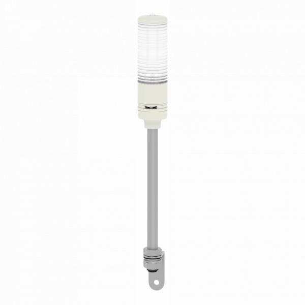Harmony - colonnes lumineuses 60 mm - balise monolithique précâblée complète - 3 unités lumineuses - ronfleur - diamètre de fixation : 60mm - IP23 - longueur câble : 550 mm - section de câble : 0,33 mm² - montage : sur tube support, 22 mm - visuel 1