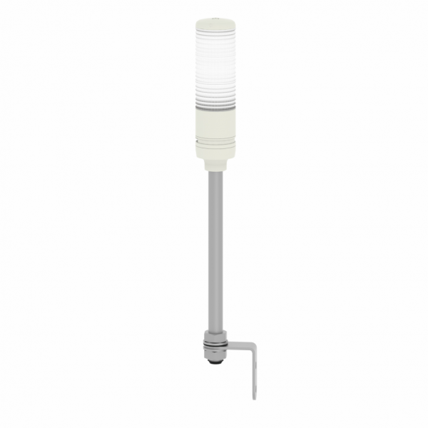 Harmony - colonnes lumineuses 60 mm - balise monolithique précâblée complète - 3 unités lumineuses - ronfleur - diamètre de fixation : 60mm - IP23 - longueur câble : 550 mm - section de câble : 0,33 mm² - montage : sur tube support, 22 mm - visuel 4