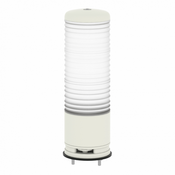 Harmony - colonnes lumineuses 60 mm - balise monolithique précâblée complète - 3 unités lumineuses - ronfleur - diamètre de fixation : 60mm - IP54 - longueur câble : 850 mm - section de câble : 0,33 mm² - AWG 22 - visuel 1