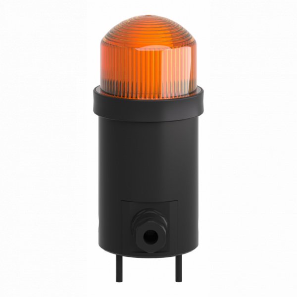 Harmony XVB - balise complète - flash 0,5J - orange - 24Vca/cc - IP40 - H104mm(hors tout CAO)xL45mm(hors tout CAO)xP45mm(hors tout CAO) - diamètre de fixation : 45mm - tube de décharge flash - visuel 1