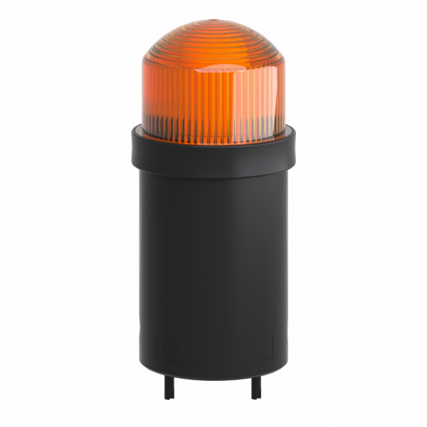 Harmony XVB - balise complète - flash 0,5J - orange - 24Vca/cc - IP40 - H104mm(hors tout CAO)xL45mm(hors tout CAO)xP45mm(hors tout CAO) - diamètre de fixation : 45mm - tube de décharge flash - visuel 2