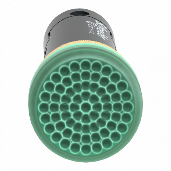 Harmony XVLA - voyant rond Ø12 - IP40 - vert - DEL intégrée - 12V - bornes - IP40, IP65 - H16mmxL16mmxP51mm - diam. fix. : 12mm - veilleuse LED av. capuchon lentille intégral - protection intégrée par diode, résistance de ballast intégral - visuel 1