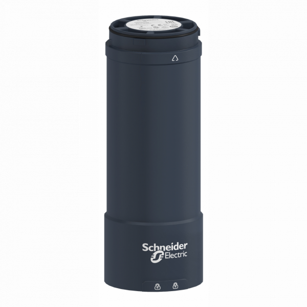 Harmony XVU - embase alimentation avec couvercle - Ø60 - noir - 100V à 240VAC - PNP - longueur : 151mm - fixation directe ou tube - montage du client, jusqu'à 5 unités - IP65 - visuel 1