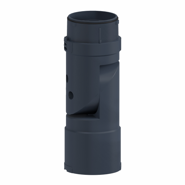 Harmony XVU - élément flexible pour support horiz ou vertical - Ø60 - noir - longueur : 146mm - IP55 - orientable à -90…90 ° position - visuel 2