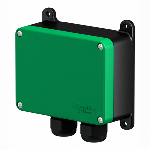 eXLhoist - récepteur compact - 10 relais - raccordement bornier - H117mmxL120mmxP51mm - pour manutention, applications levage - entrée de câble : presse-étoupe - 48 à 240 V CA - visuel 3