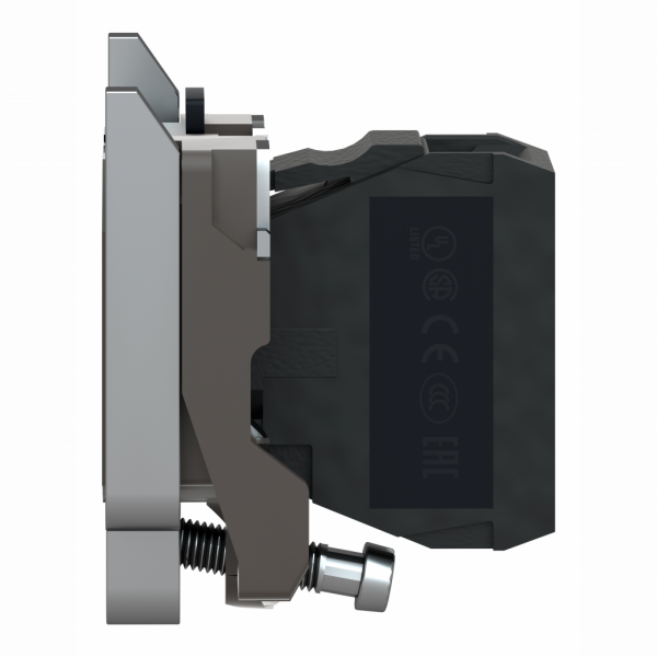 Harmony XB4 - corps voyant BA9s - alimentation directe < 250V - IP20 - H47mmxL30mmxP37mm (hors tout CAO) - lampes non incluses - culot de lampe : BA 9s - alimentation du bloc lumineux : direct <2,4 W - visuel 4