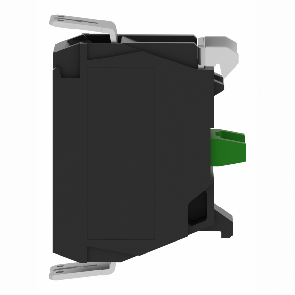 Harmony - bloc contact - 1F - raccordement cosses Faston - IP20 - fonctionnement des contacts à action dépendante - bloc de contact unique - raccordement : connecteur Faston, taille de connexion: 1 x 6,35 mm, 2 x 2,8 mm - visuel 3