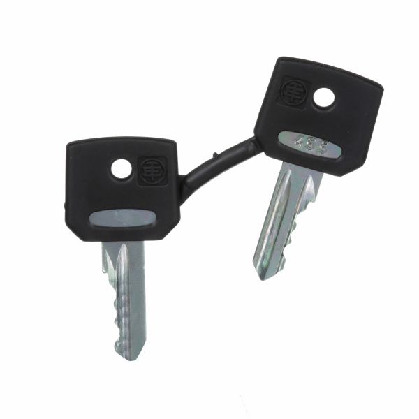 Harmony clé pour serrure - 455 - jeu de 2 - pour arrêt d'urgence, bouton-tournant - compatibilité de gamme : Harmony XB5, Harmony XB4 - visuel 2