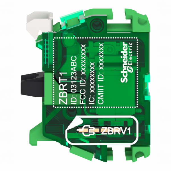 Harmony émetteur sans pile & sans fil - sans tête - H41,5mmxL30mmxP43mm (hors tout CAO) - IP30 - diamètre de fixation : 22mm - plastique - fréquence de transmission : 2405 MHz - visuel 4