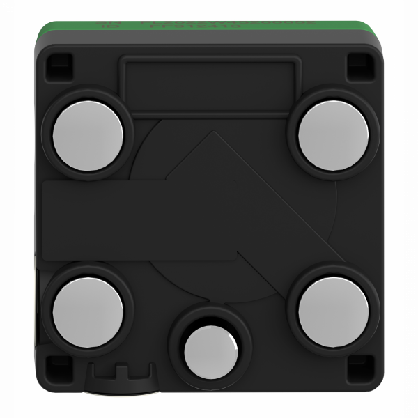 Harmony XB5R - capteur température et humidité - ZigBee - 2400 MHz - H21mmxL40mmxP40mm (hors tout CAO) - IP54 - fréquence de transmission : 2400 MHz - 16 canaux - visuel 2