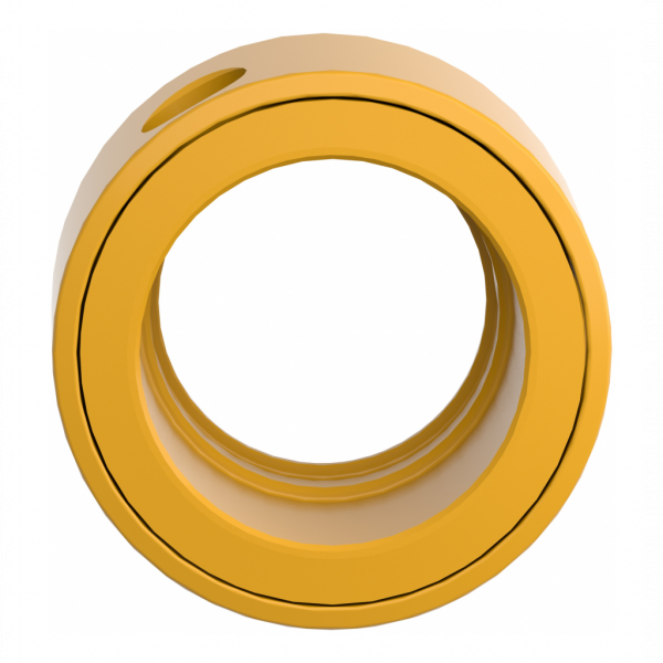 Harmony kit de condamnation - pour bouton-poussoir d'arrêt d'urgence - Ø22 - pour acc. : arrêt d'urgence, tête standard - métal - jaune - visuel 1