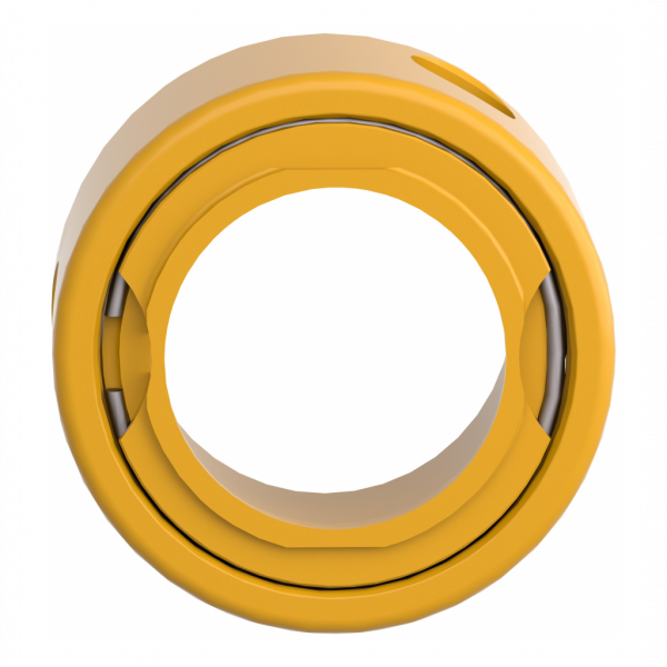 Harmony kit de condamnation - pour bouton-poussoir d'arrêt d'urgence - Ø22 - pour acc. : arrêt d'urgence, tête standard - métal - jaune - visuel 2