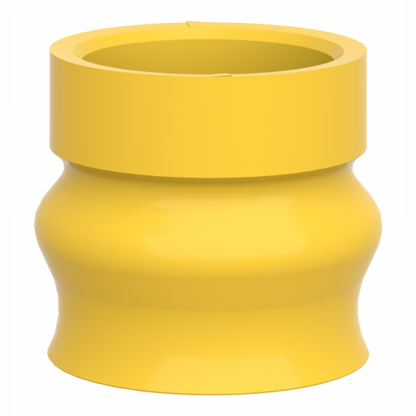 Harmony - soufflet d'étanchéité - pour arrêt d'urgence Ø40 et Ø60 - jaune - pour arrêt d'urgence, tête standard - compatibilité de gamme : Harmony XB4, Harmony XB5 - visuel 3