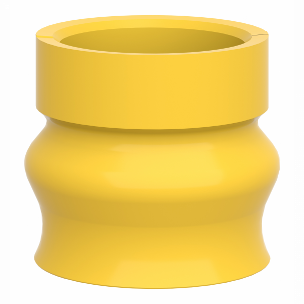 Harmony - soufflet d'étanchéité - pour arrêt d'urgence Ø40 et Ø60 - jaune - pour arrêt d'urgence, tête standard - compatibilité de gamme : Harmony XB4, Harmony XB5 - visuel 2